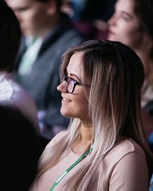 Person building alone with determination